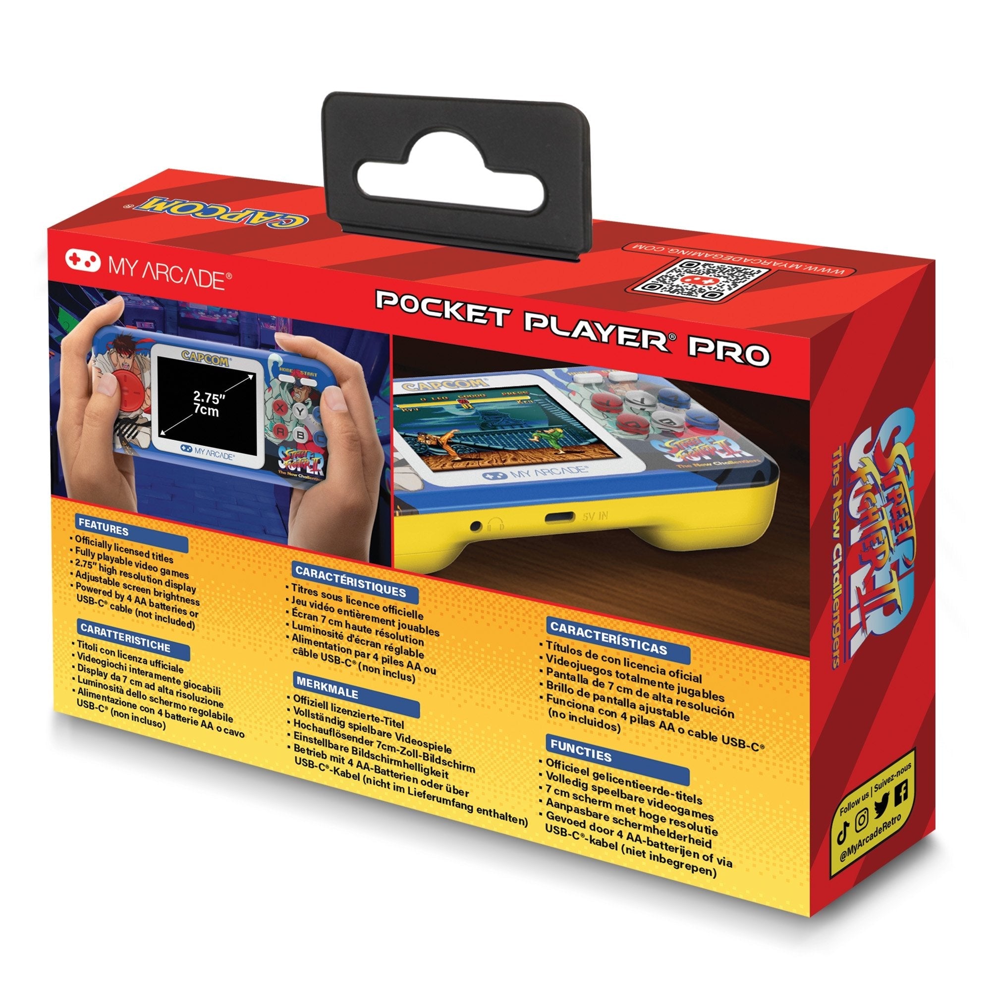 My Arcade Pocket Player Pro Super Street Fighter 2 Dgunl-4187