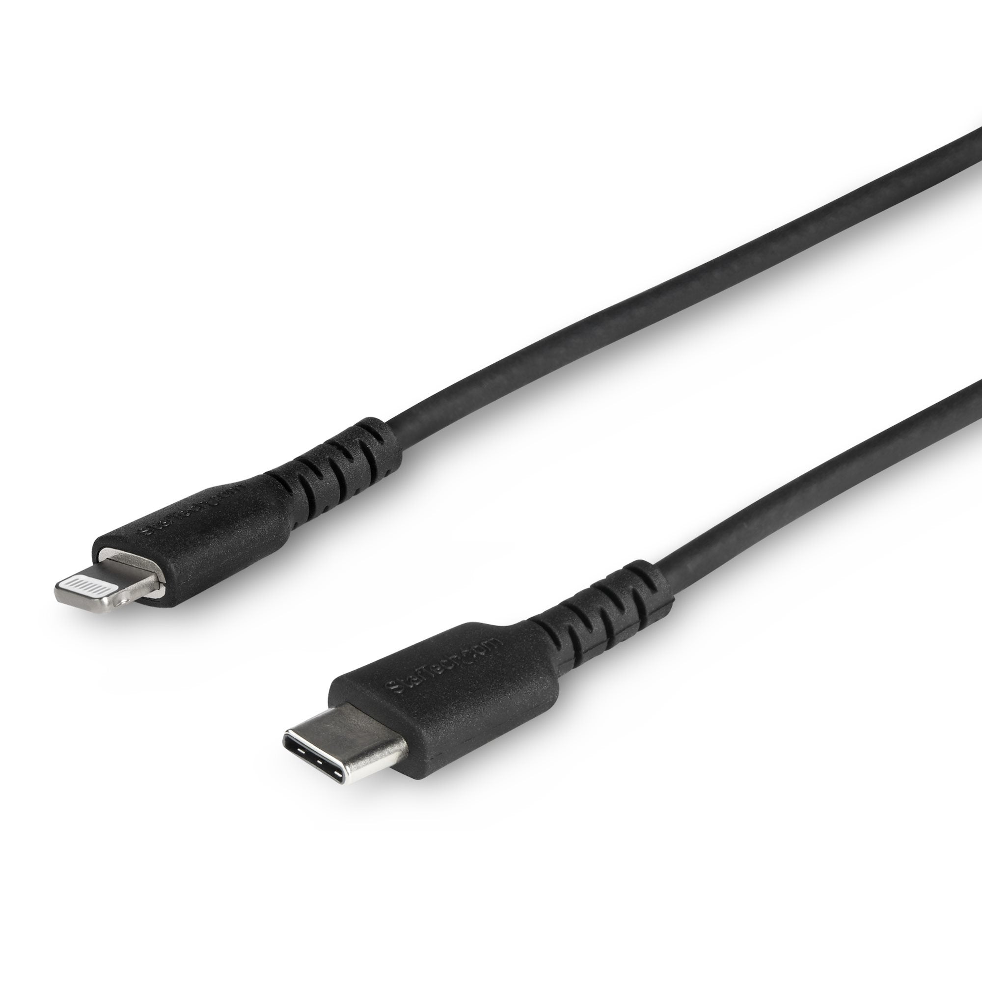 Startech.Com Cable De 1m Lightning A Usb-C - Certificado Mfi - Adaptador Usb A Lightning - Negro, Negro, Usb C, Lightning, 1 M, Macho, Macho