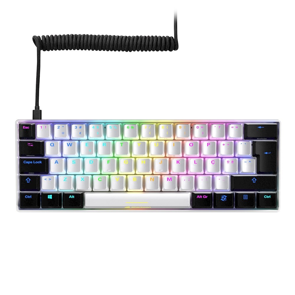 EAN 4044951033966 - Sharkoon SGK50 S4 teclado Juego USB QWERTY Español Blanco imagen 1