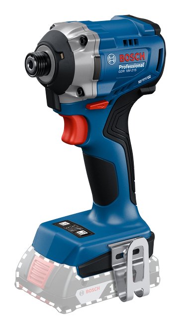 Bosch Professional Atornillador De Impacto A Batería Gdr 18v-215 Professional Solo, 18 Voltios Azul, Sin Batería Ni Cargador, En L-Boxx 06019n2000