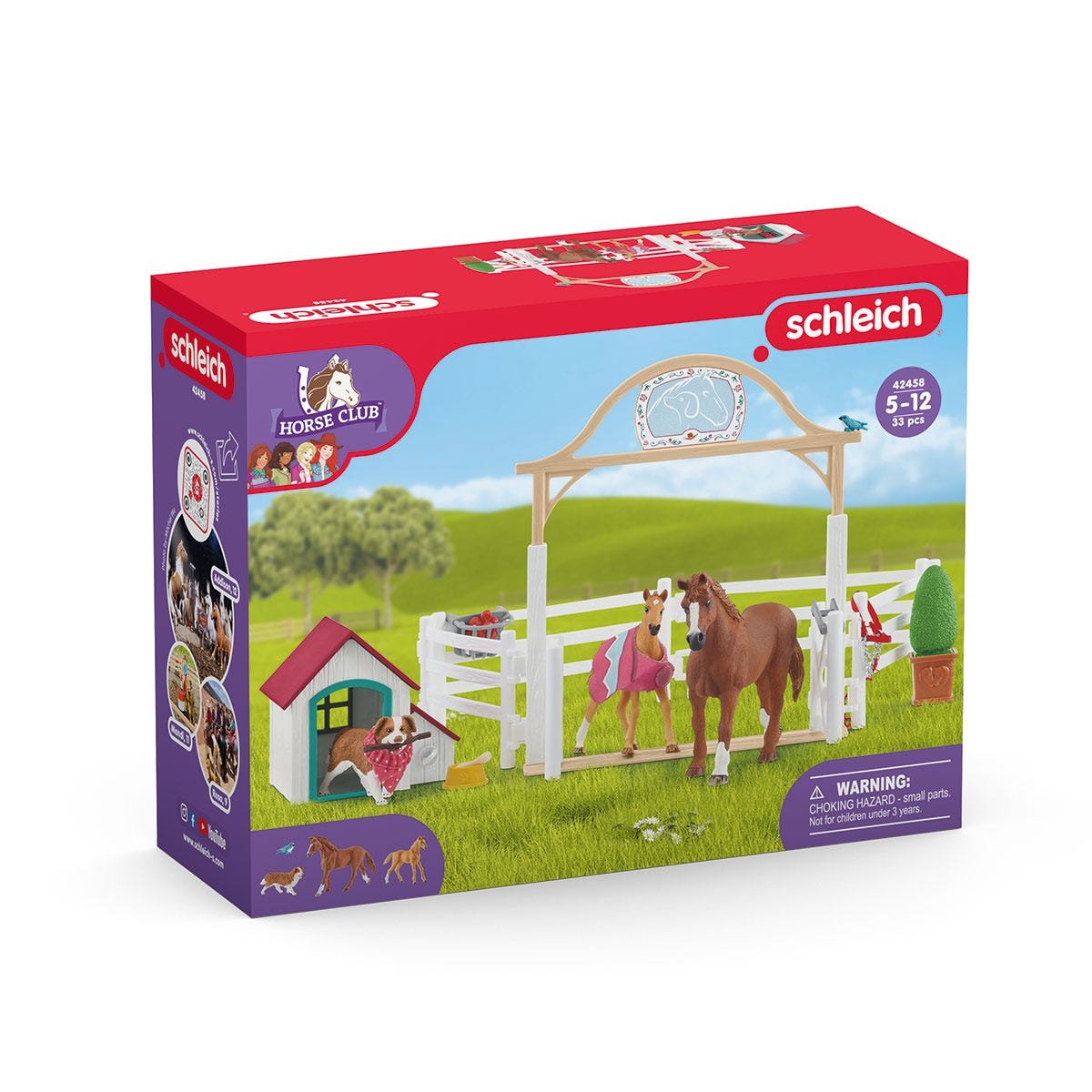 Schleich Horse Club HannahS Guest Horses With Ruby The Dog