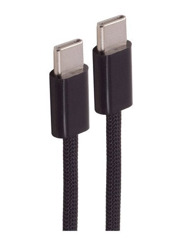 Shiverpeaks Usb-C Cable De Carga, 2.0, 60w, Negro, Textil, 1,5m