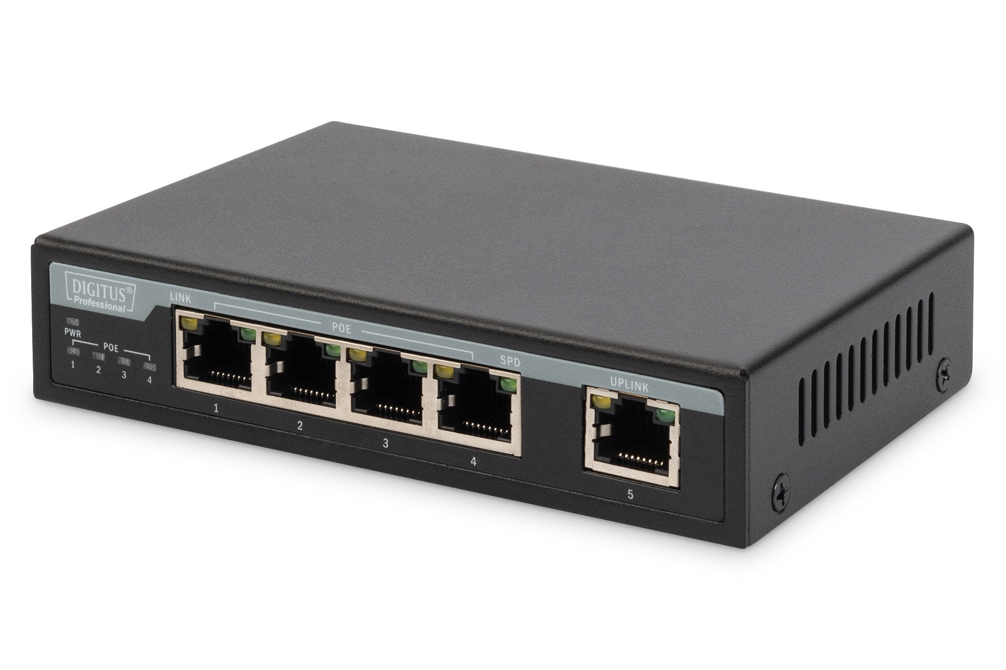 Digitus Switch 5 Puertos Poe 10/100