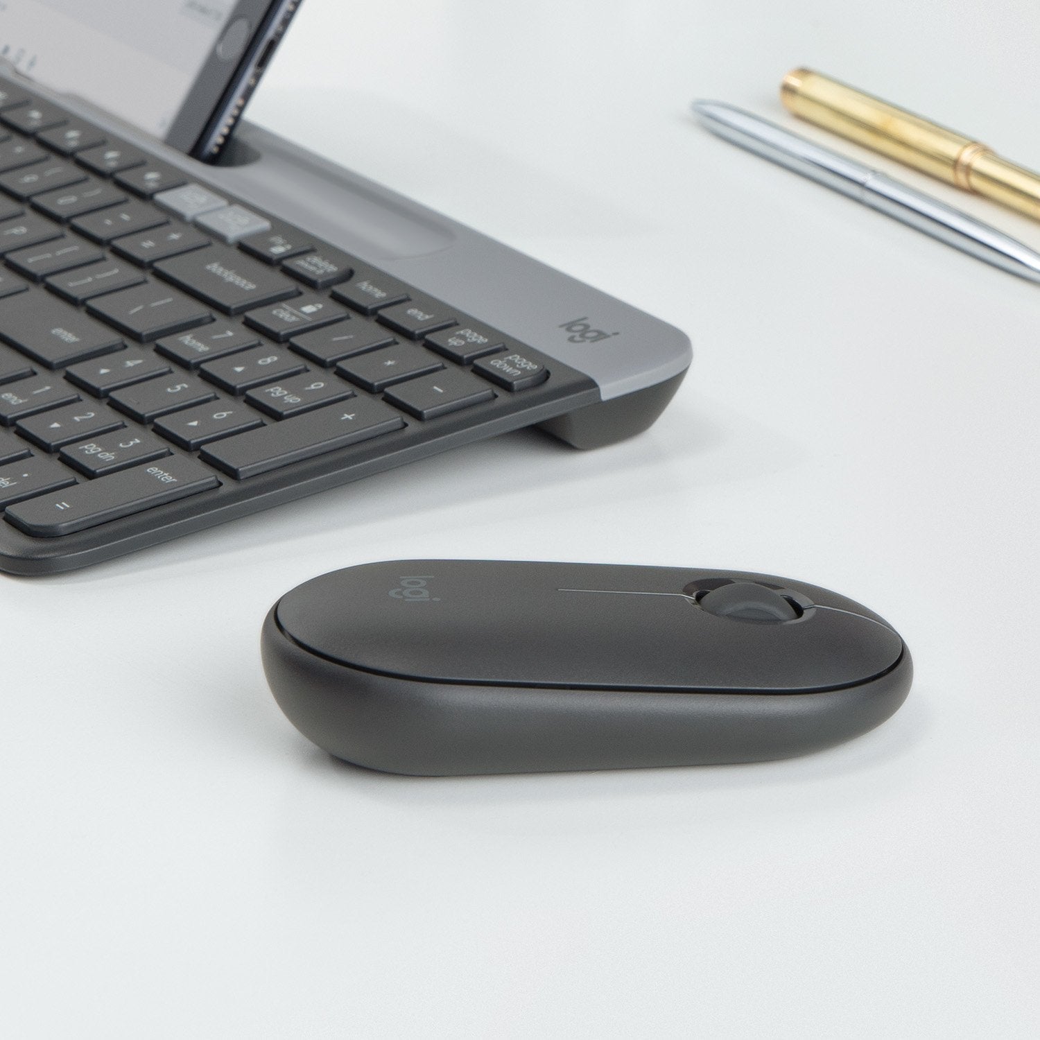 Ratón Inalámbrico Logitech Pebble M350 Grafito 910-005718