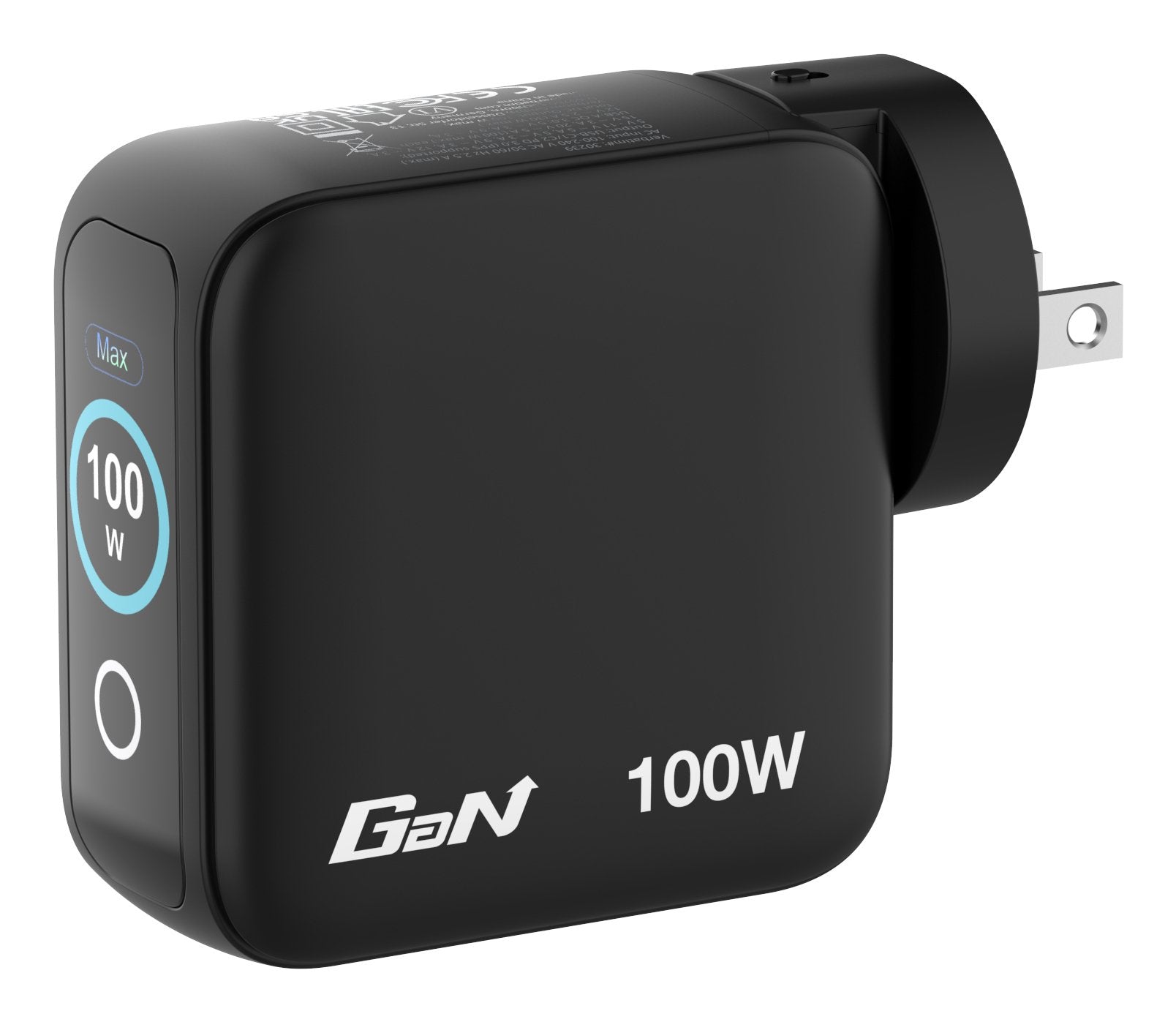 Verbatim Mini Gan Charger 3 Port 100w W Display Eu Uk Us