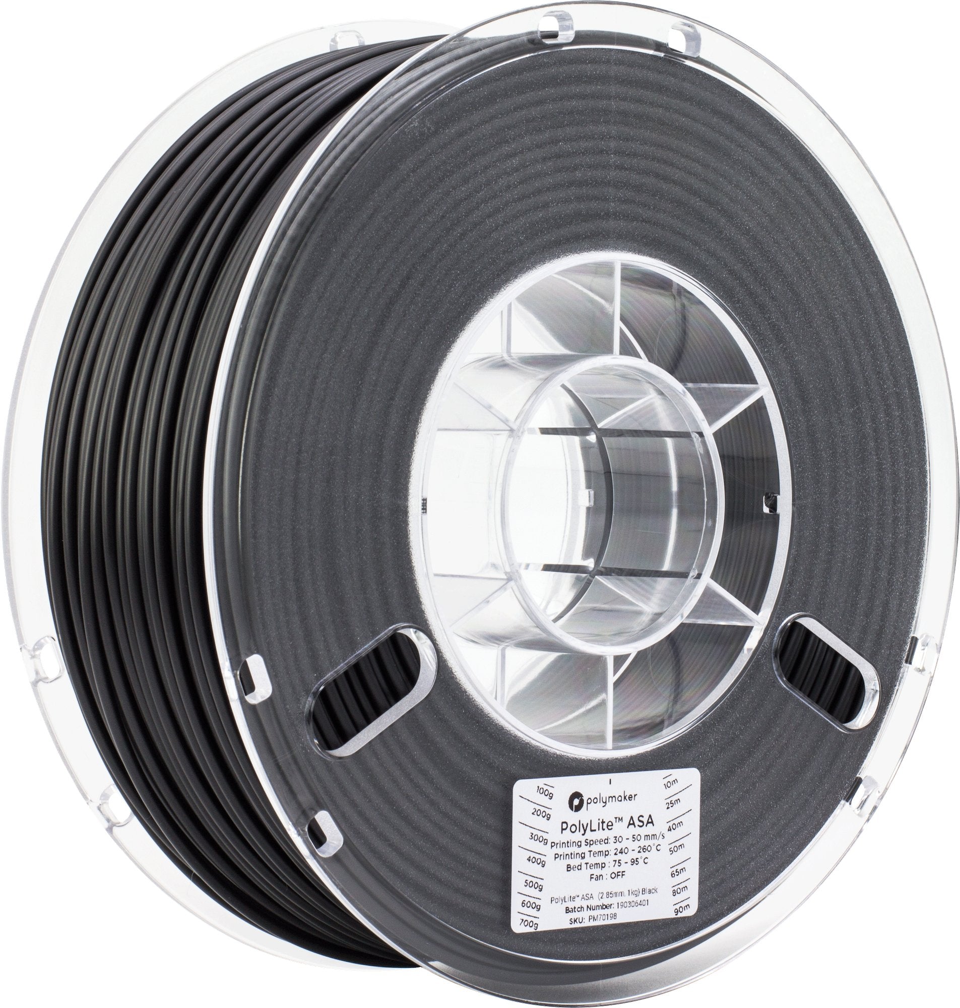 Asa 1,75mm Negro 1kg