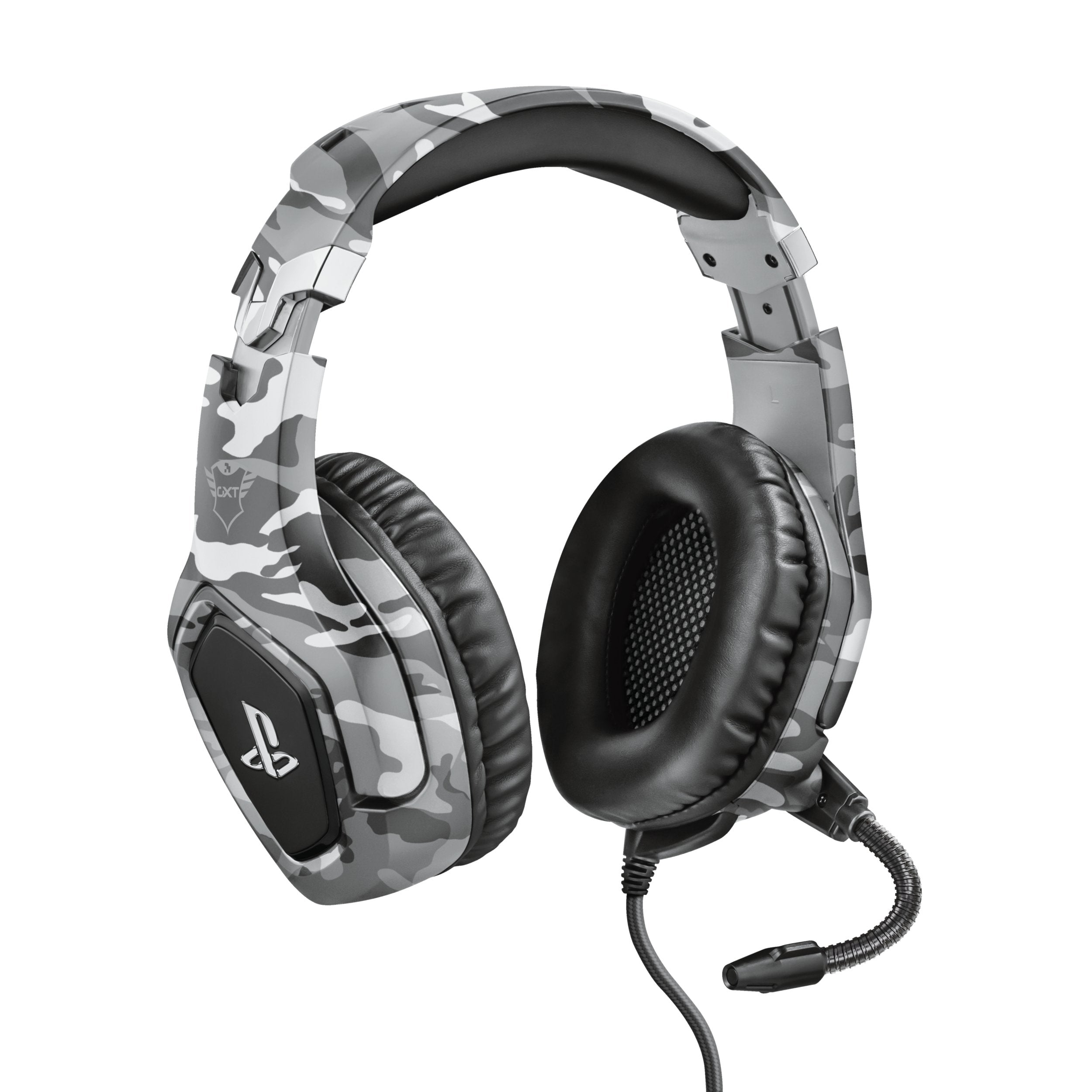 Auriculares  Trust Gxt 488 Forze Ps4  Alámbrico Diadema Juego Negro, Gris