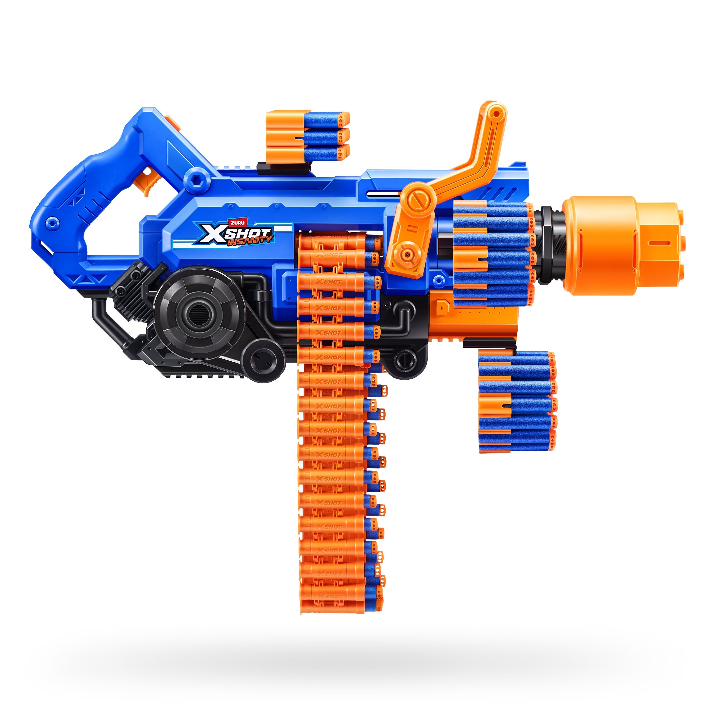 Zuru Xshot Insanity - Blaster Smoke N Barrel, Dartblaster Incluyendo 72 Dardos 36823