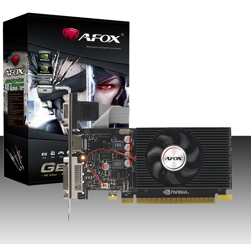 Tarjeta Gráfica Afox Geforce Gt240 1gb Ddr3 128bit Dvi Hdmi Vga Lp Fan Af240-1024d3l2
