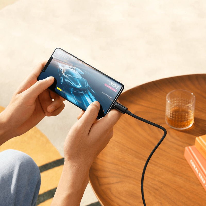 Kabel Usb-C Do Usb-C Baseus Tungsten Gold 240w 1m (Czarny)