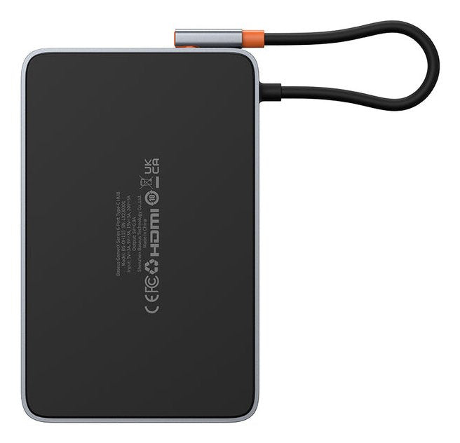 Gamerx Series 6-Port Type-C Hub Space Grey(Type-C To Hdmi4k@60hz 1+Usb3.0 3+Pd 1+Rj45 1)