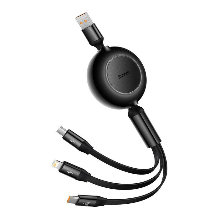 EAN 6932172609092 - Baseus CAMJ010101 cable USB USB 2.0 1,1 m USB A USB C/Micro-USB B/Lightning 0,48 Gbit/s 66 W Negro imagen 1