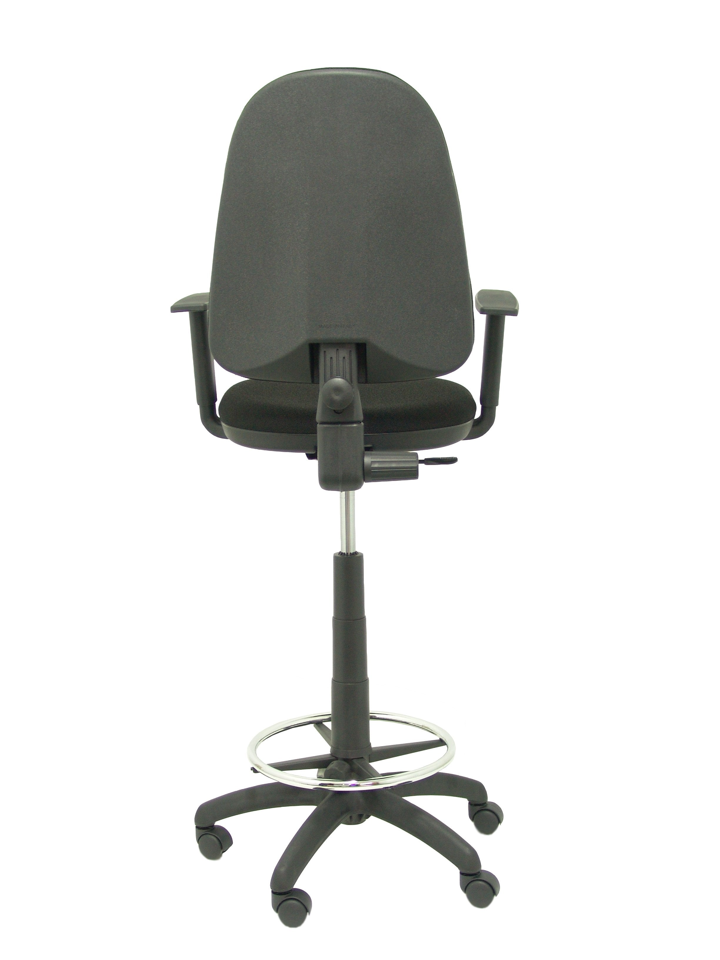 Taburete Ayna Bali Negro Con Brazos Regulables