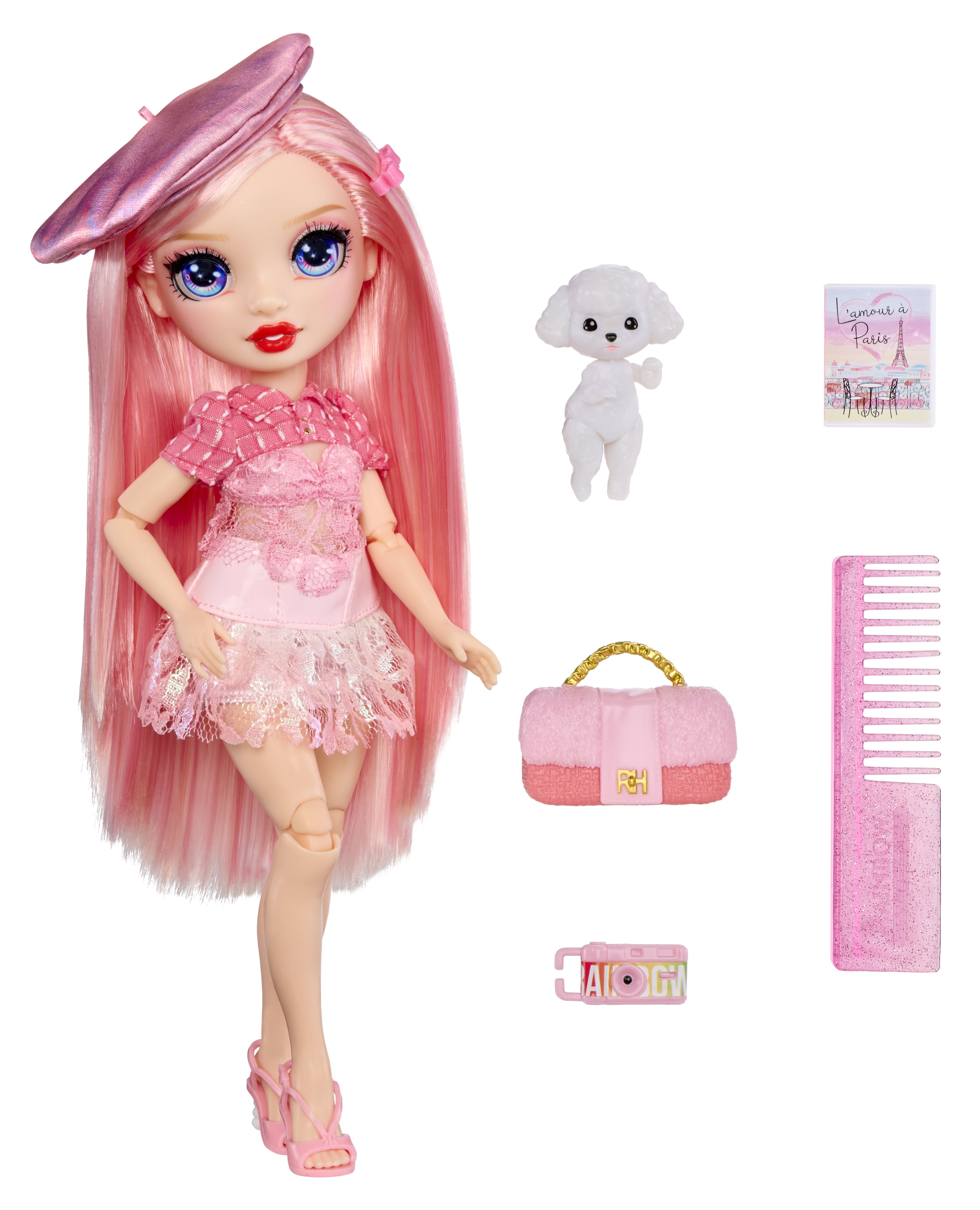 Mga Entertainment Mga Rainbow High Pretty In Paris Fashion Doll- Bella 248781-Euc