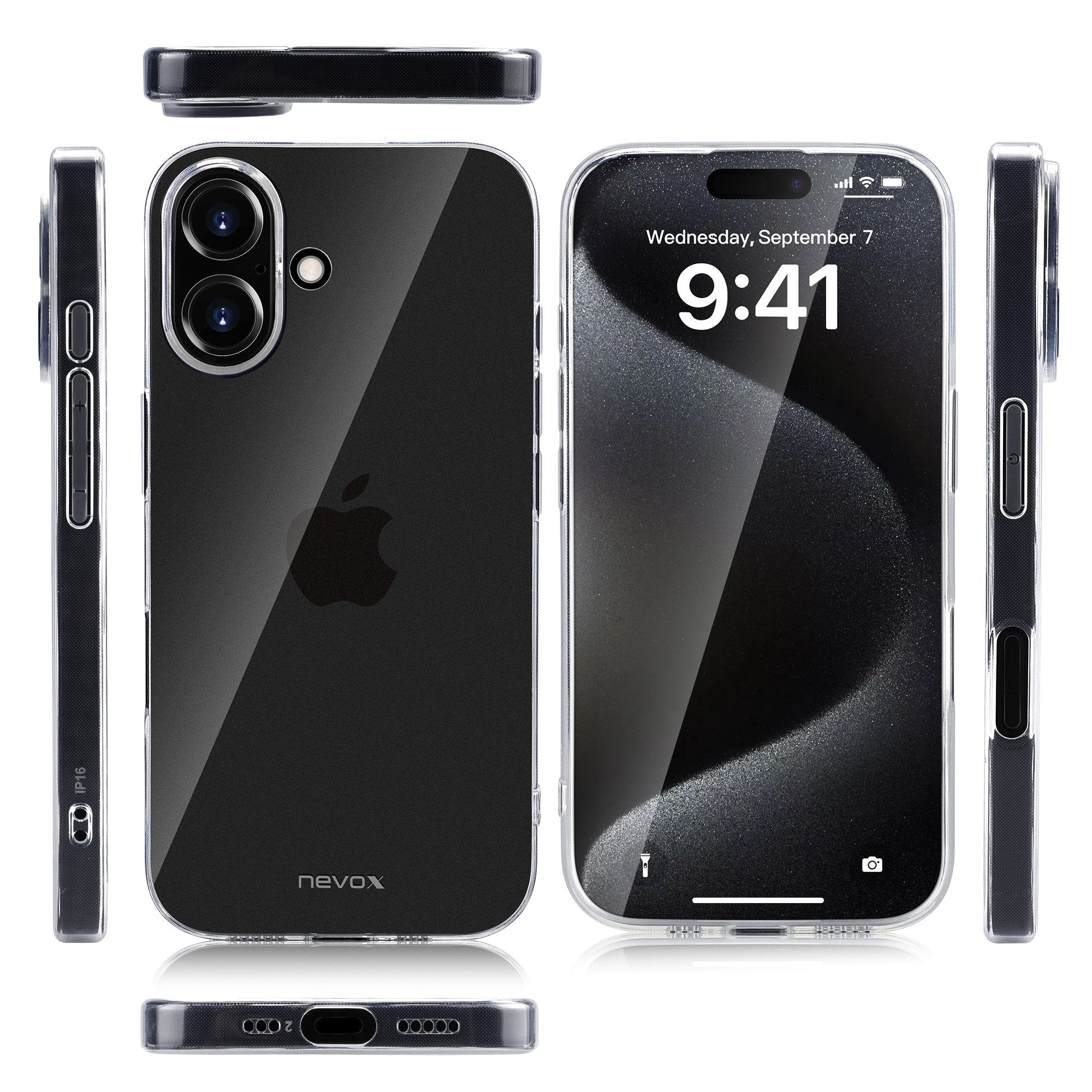 Funda Nevox Styleshell Flex Iphone 16 Transparente