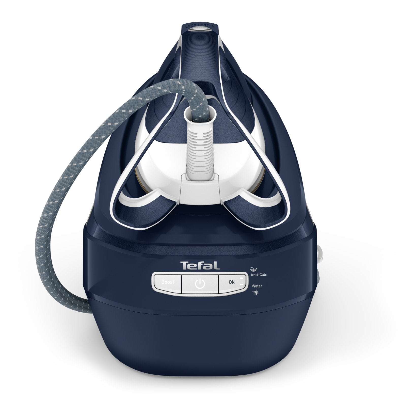 Tefal Pro Express Ultimate Ii Gv9720e0 Estación Plancha Al Vapor 1,2 L Durilium Airglide Autoclean Ultra Thin Soleplate Azul, Blanco