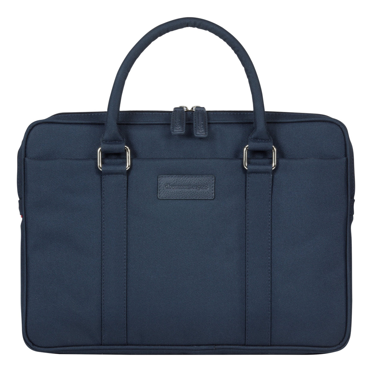 Dbramante1928 Stelvio Slim Laptop Bag Pure Funda De Transporte Para Portátil 14" Azul Hardware Con Acabado Plateado