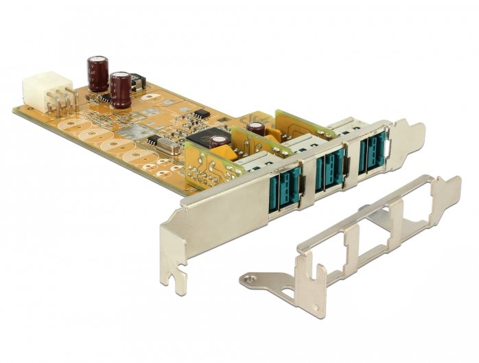 Delock Tarjeta Powered Usb Pci Express> 3 X 12 V