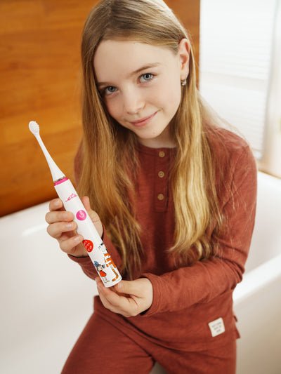 Eta Sonetic Kids Maxipes Niño Cepillo Dental Sónico Rosa, Blanco
