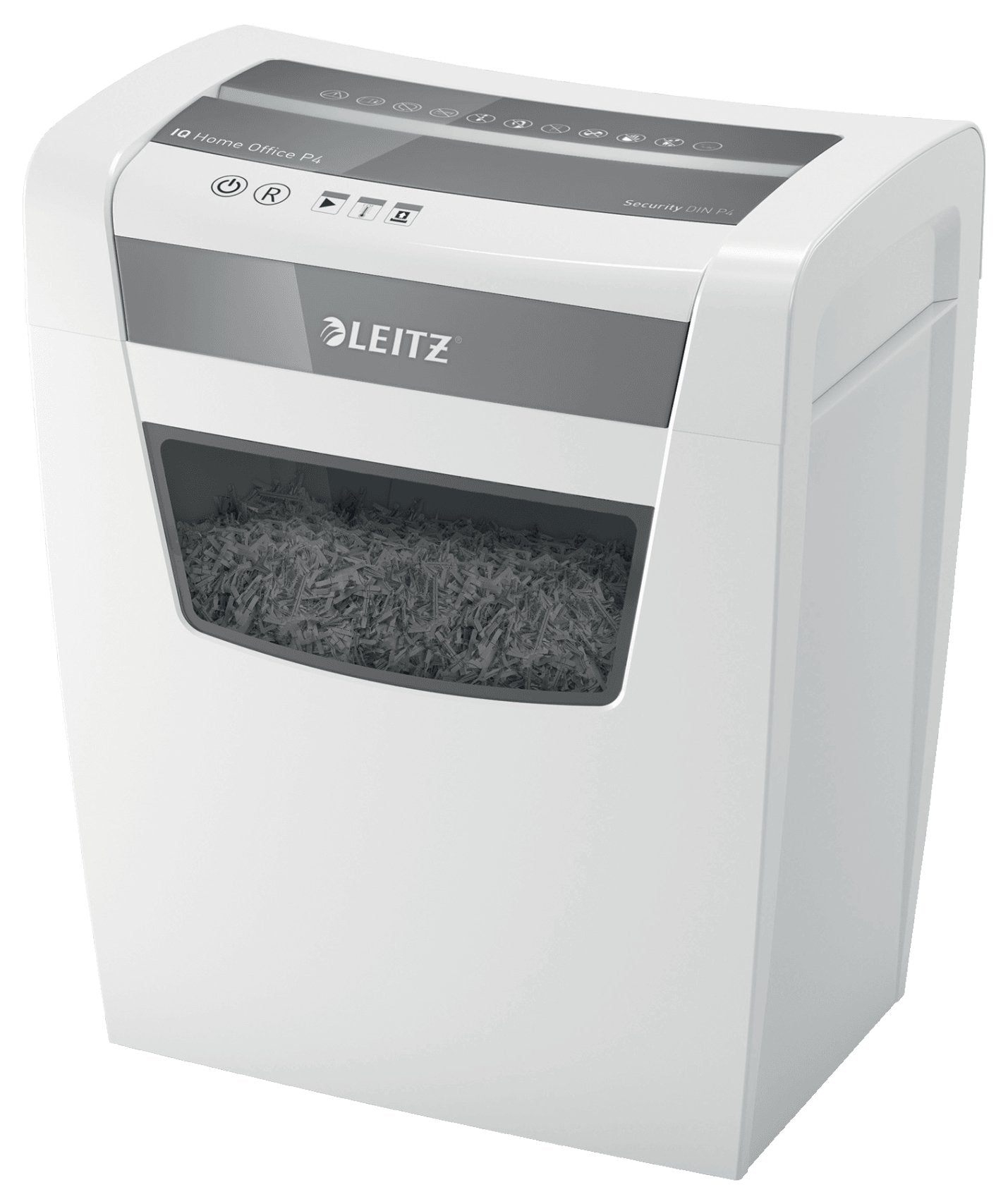 EAN 4002432118939 - Leitz IQ Home Office P-4 triturador de papel Corte en partículas 22 cm Blanco imagen 1