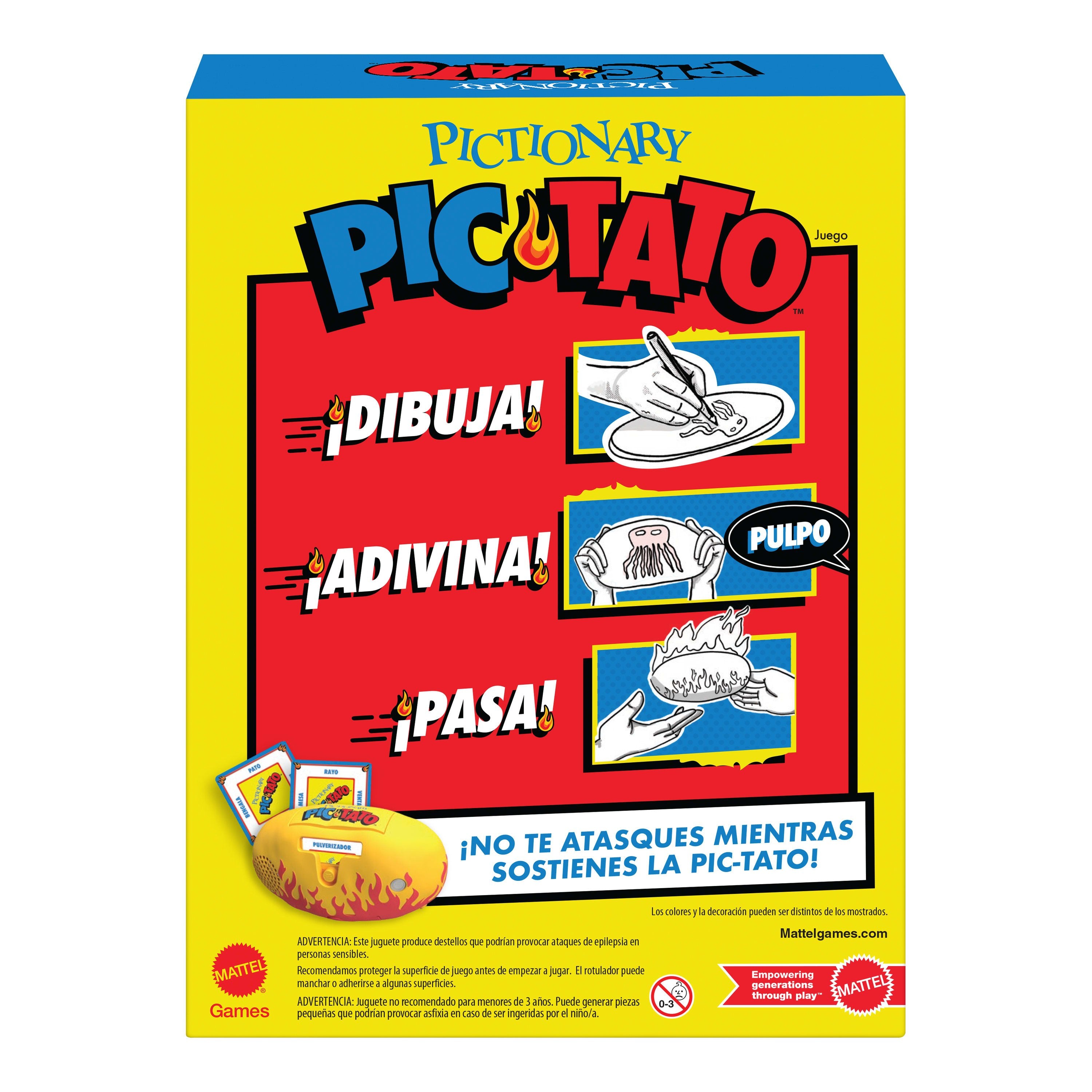 EAN 0194735328178 - Mattel Games Pictionary Pic-Tato Juego de mesa Dibujo imagen 12