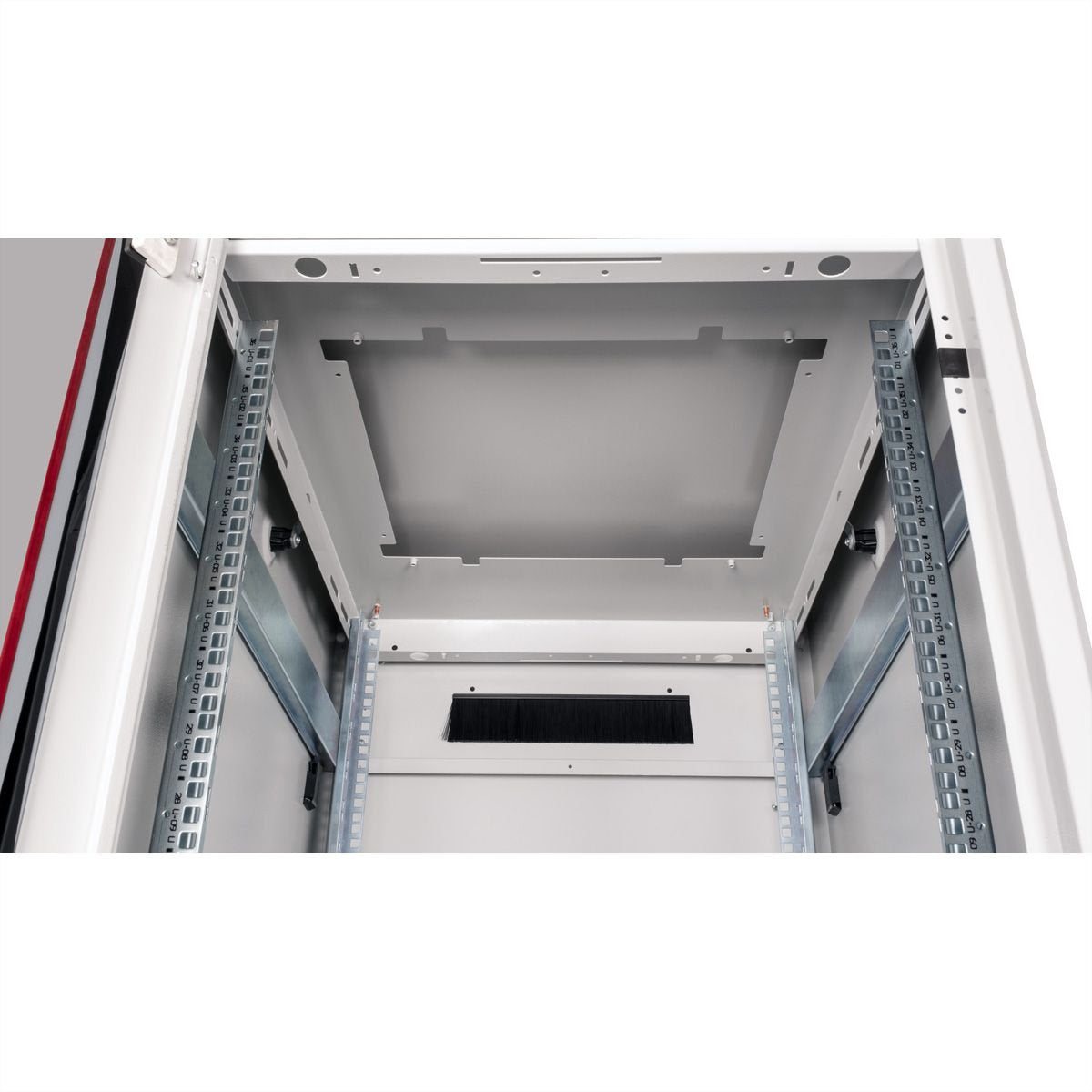 Roline 19-Zoll Netzwerkschrank Pro 36 He, 600x800 Bxt Glastr Grau