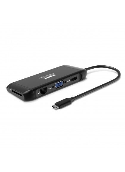 Port Designs 901913 Interface Hub Usb 2.0 Type-C 5000 Mbit/S Black