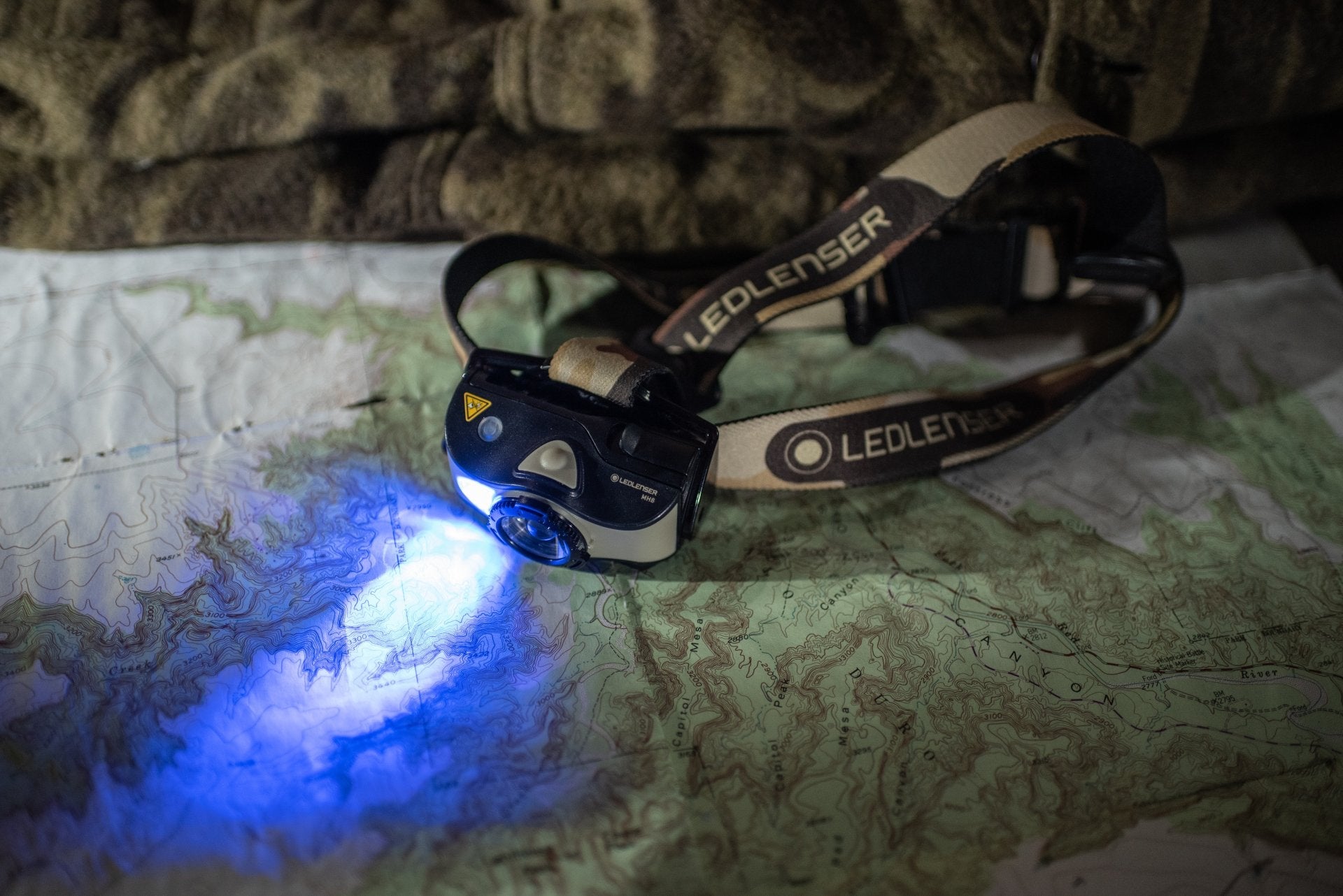 Linterna Ledlenser Mh 8 Negro-Negro