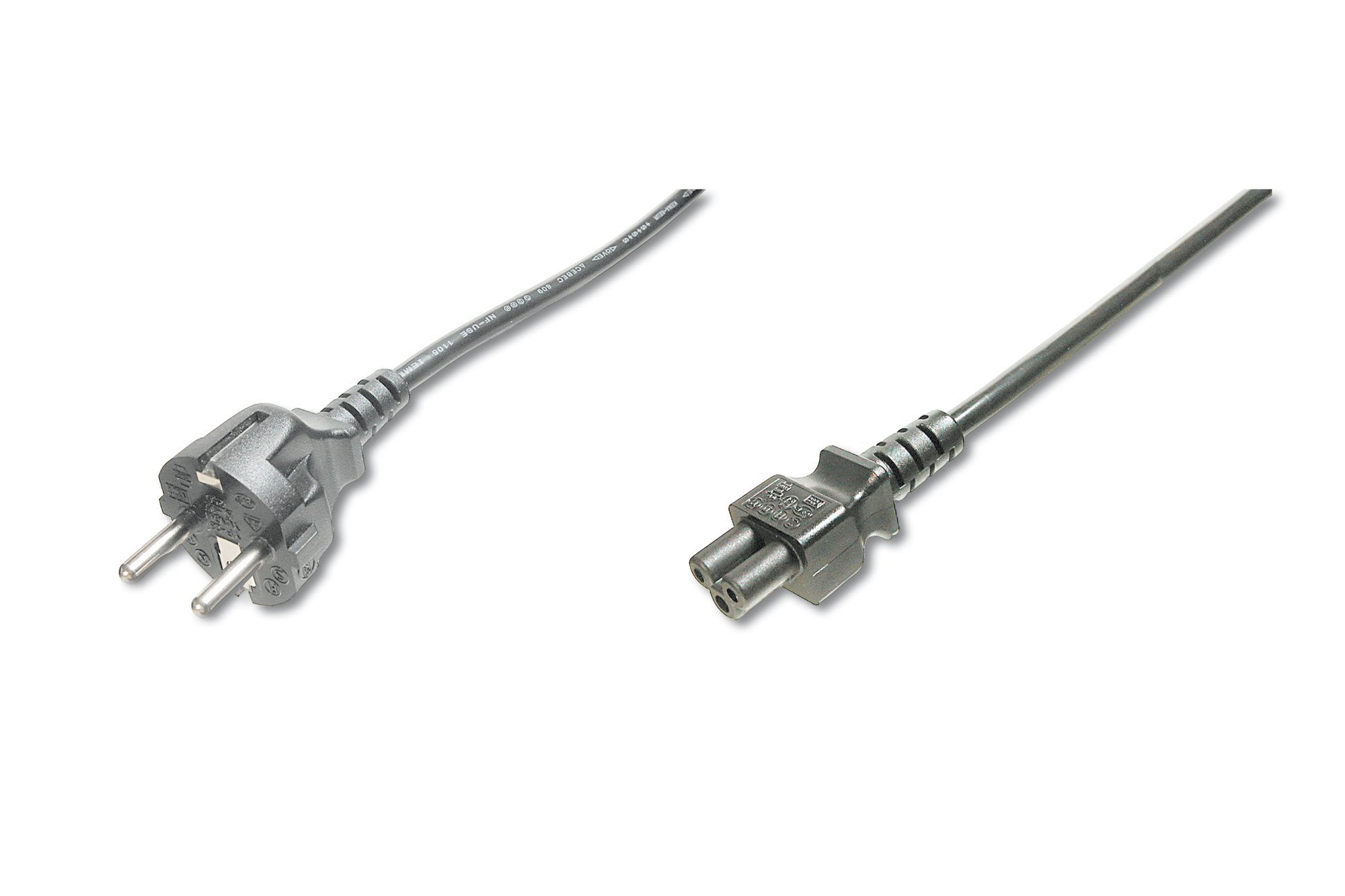 EAN 4016032311799 - Digitus AK-440103-018-S cable de transmisión Negro 1,8 m CEE7/7 IEC C5 imagen 1