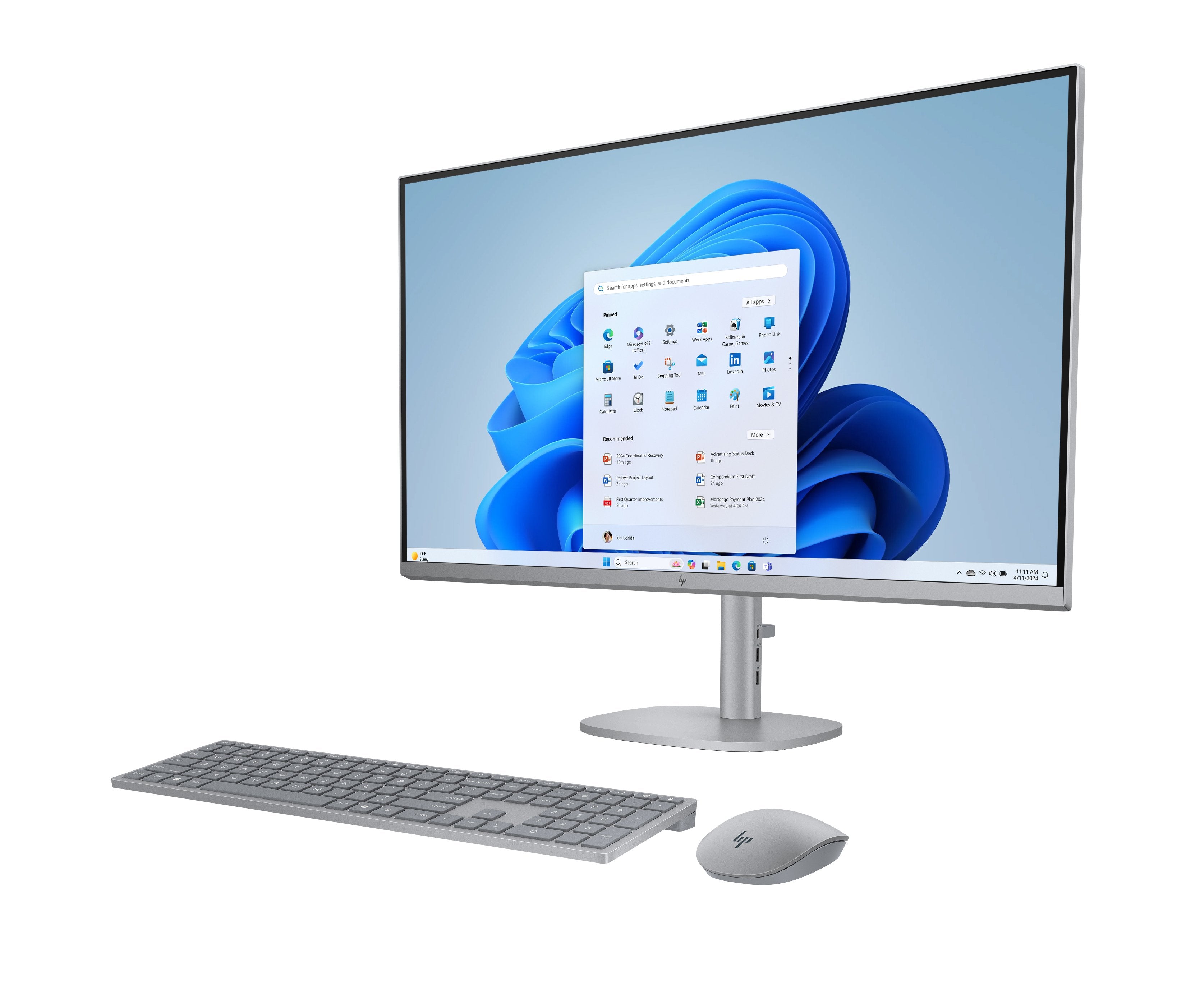 Hpc - Aio Omnistudio  Cs/32-C0005ns  Core 5-125h 16gb 1tb  Rtx 4050 6gb 31,5" W11 Silver