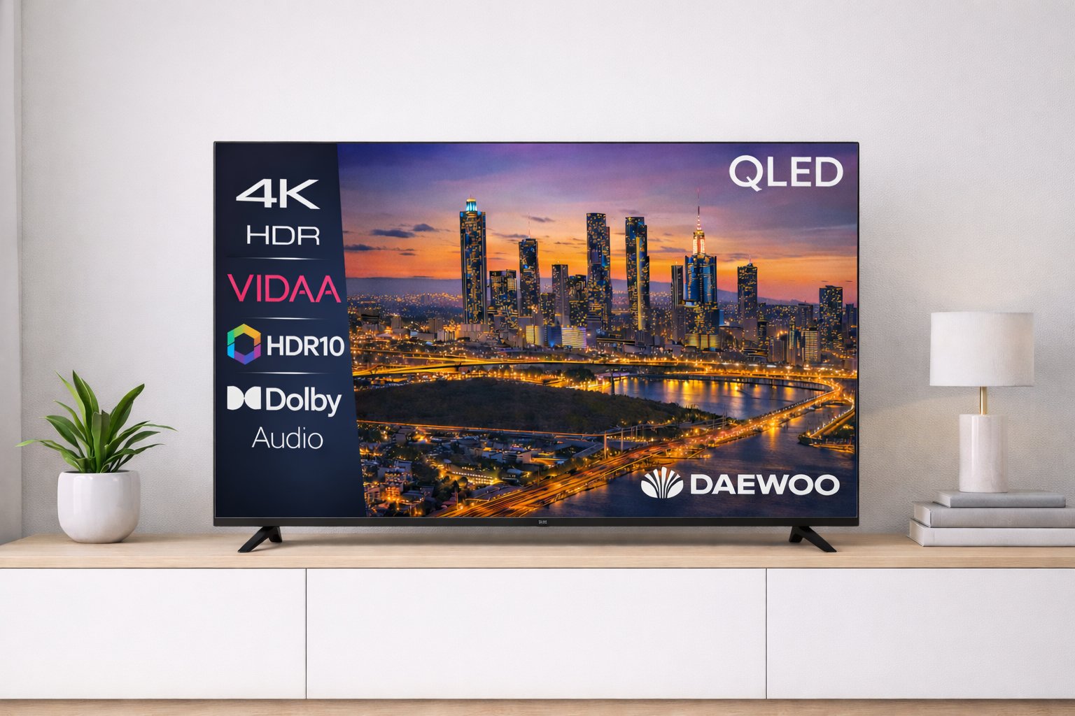 Televisor  Daewoo 50 " Qled 4k Uhd 50vb56qv Smart Tv