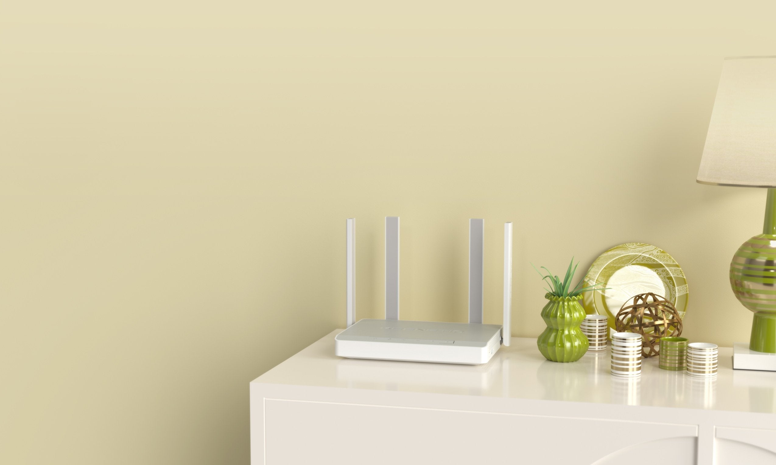 Router Wireless  Keenetic Wireless Router 1800 Mbps Mesh Wi-Fi 6 Usb 3.0 4x10/100/1000m Kn-3810-01eu