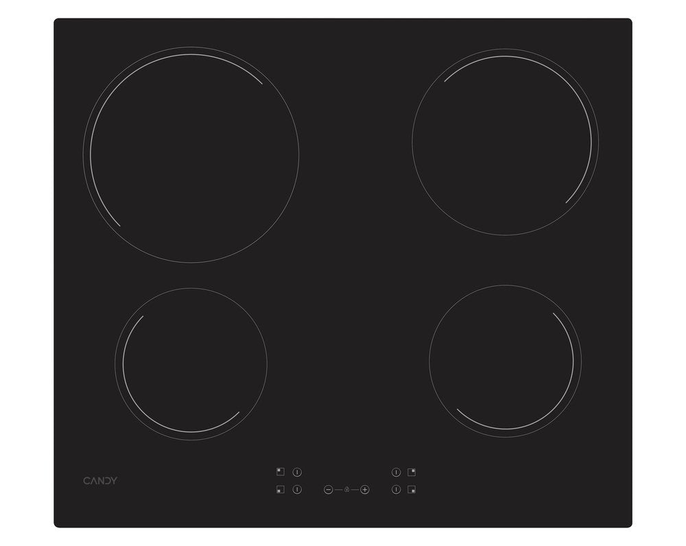 EAN 8059019059129 - Candy Idea CH64CCB/4U2 Negro Integrado 59 cm Cerámico 4 zona(s) imagen 1