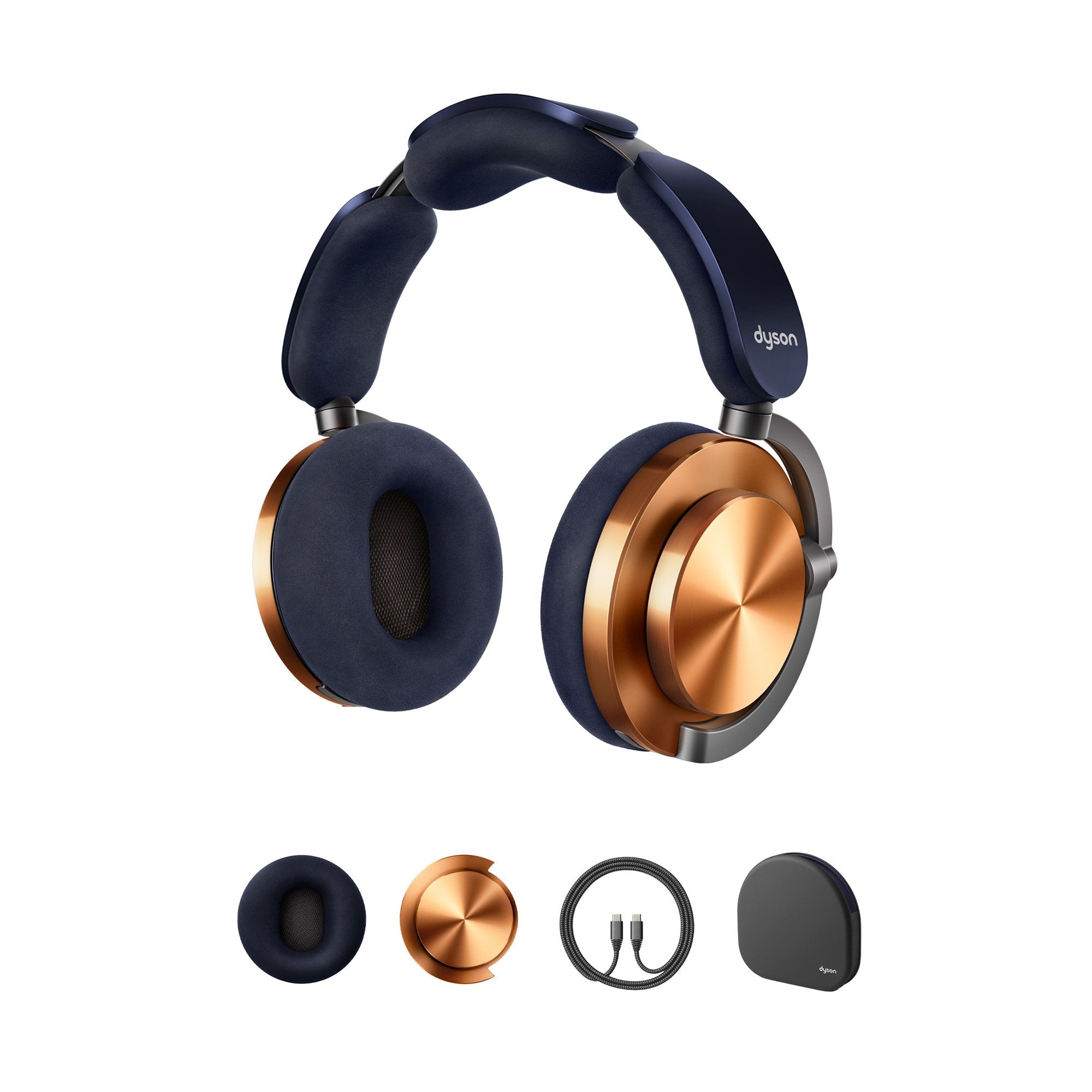 Auriculares Dyson Ontrac Inalámbrico  Usb Tipo C Bluetooth Cobre