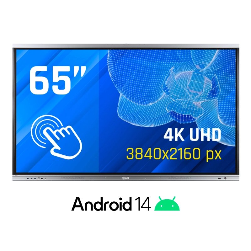 EAN 8435364318805 - iggual Orchid 65" Panel plano interactivo 165,1 cm (65") LED Wifi 400 cd / m² 4K Ultra HD Negro Pantalla  imagen 10