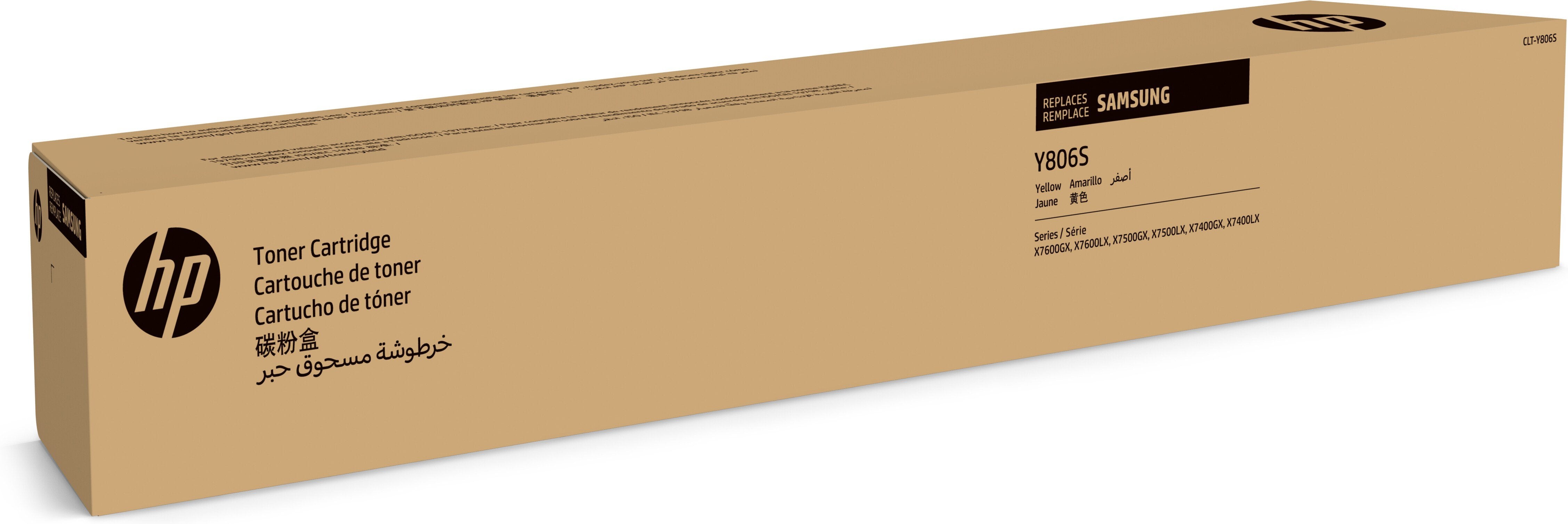 EAN 0191628545186 - Samsung CLT-Y806S Yellow Original Toner Cartridge cartucho de tóner 1 pieza(s) imagen 1