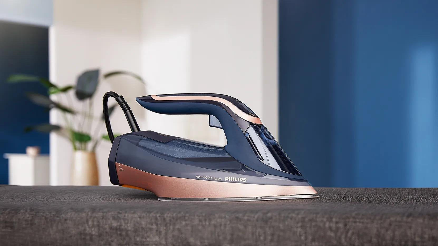 EAN 8720389004681 - Philips DST8050/20 plancha Plancha a vapor Suela SteamGlide Elite 3000 W Azul imagen 5
