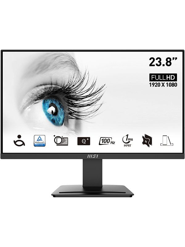 Monitor Msi Pro Mp2412 Negro 23.8" Va 100hz 4ms Hdmi D-Sub