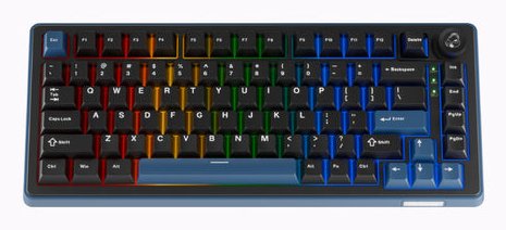 Teclado Mecánico Ducky Ok-M 75 75% Tri-Mode Hot-Swap Rgb Ta