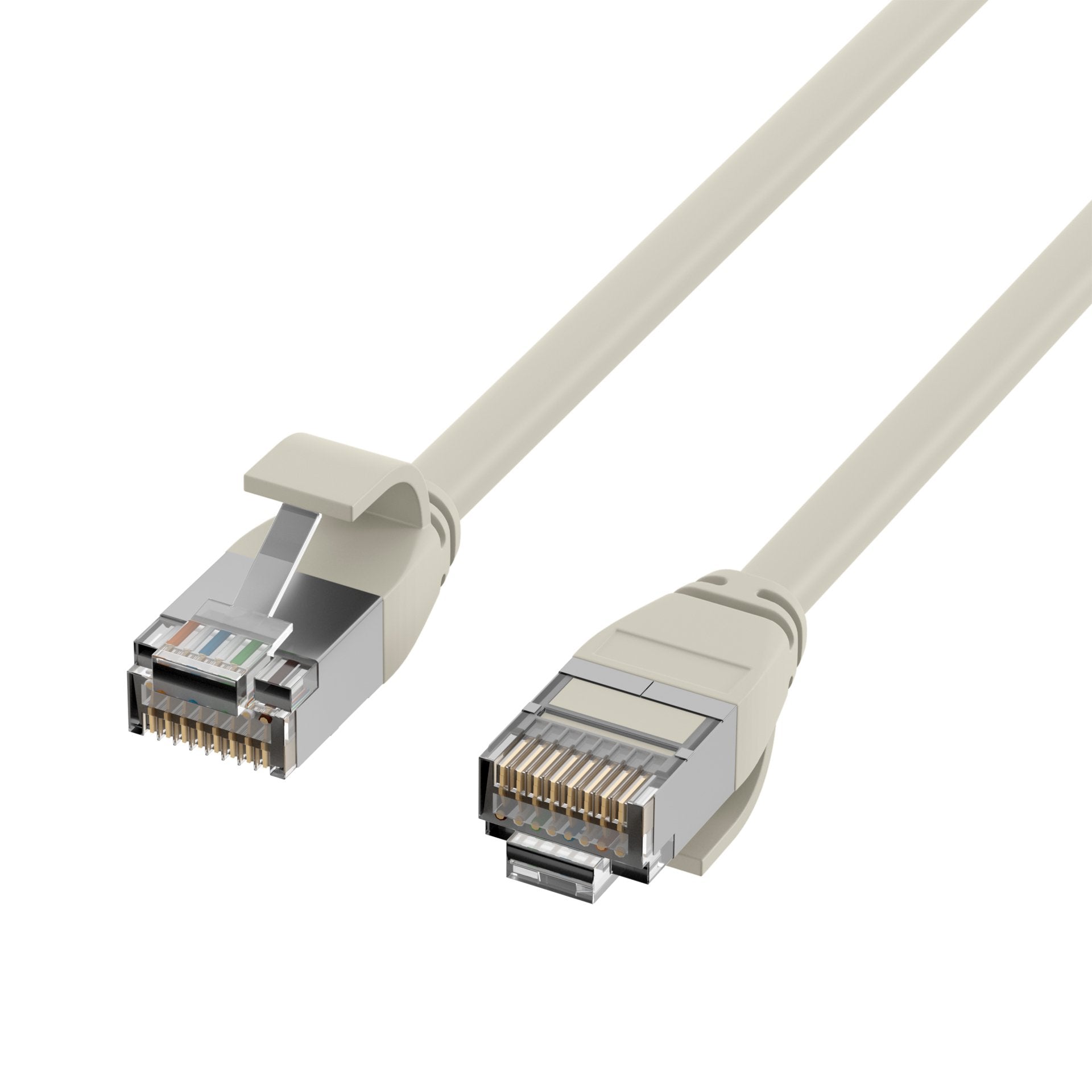Efb Rj45 Cable De Red Cat.6a U Ftp Tpe 4mm Ultraflex Gris 0,5m