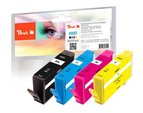 EAN 7640173432524 - Peach PI300-760 cartucho de tinta 3 pieza(s) Compatible Negro, Cian, Magenta, Amarillo imagen 1