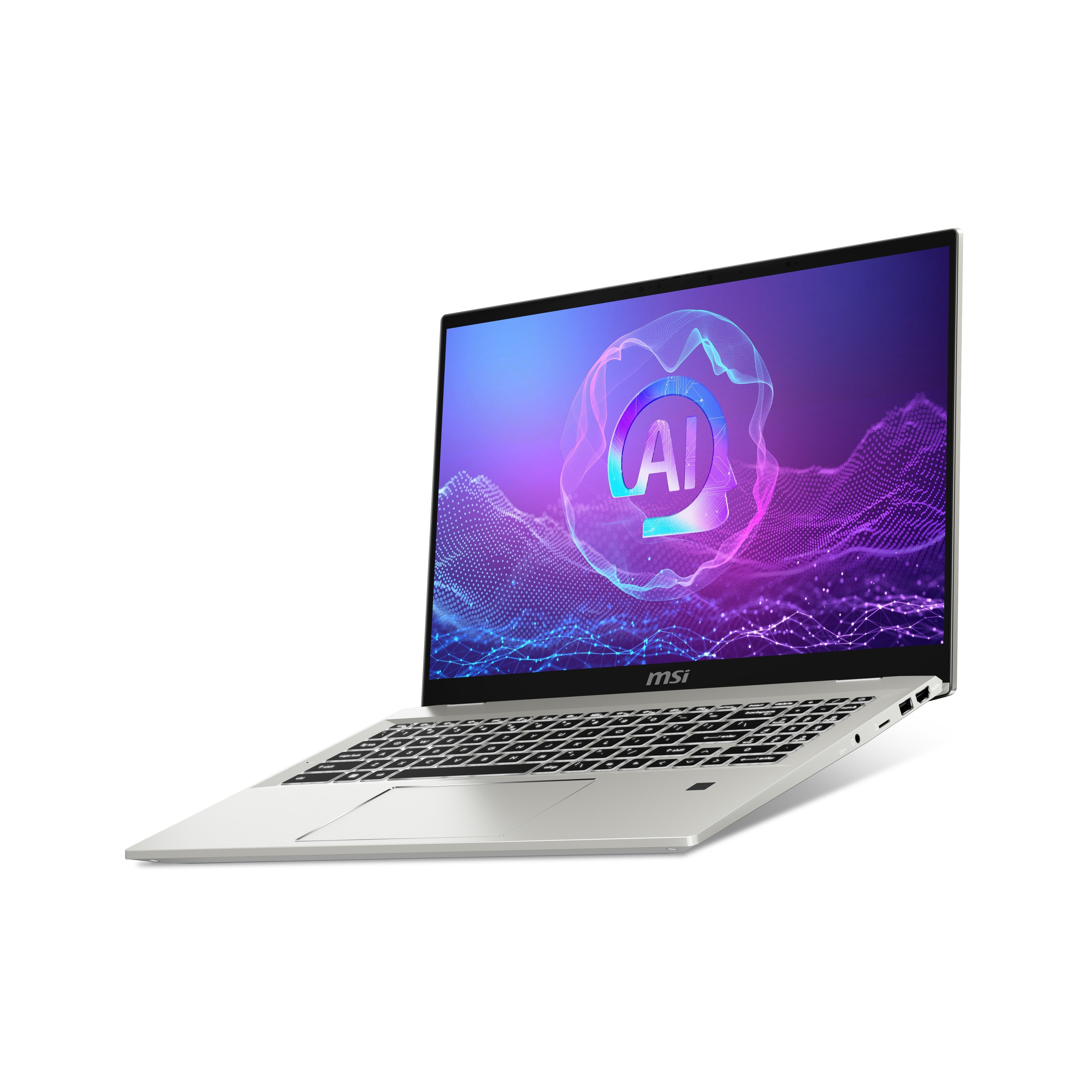Portátil  Msi Prestige A16 Ai+ A3xmg-077es 16" Uhd+ 32 Gb Lpddr5x-Sdram 1 Tb Ssd  W11 Home Plata