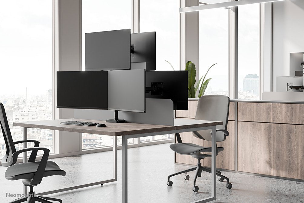 EAN 8721246340683 - Neomounts DS60-600BL2-1 soporte para monitor 81,3 cm (32") Escritorio Negro imagen 15