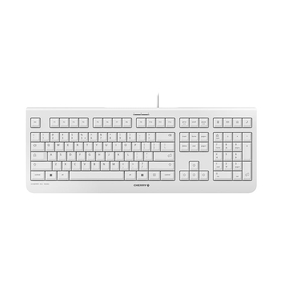 EAN 4025112081484 - CHERRY KC 1000 teclado Universal USB QWERTY Inglés de EE. UU. Gris imagen 1