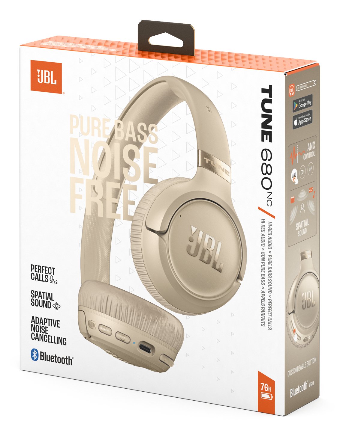Jbl Tune 680nc Headset - Beige