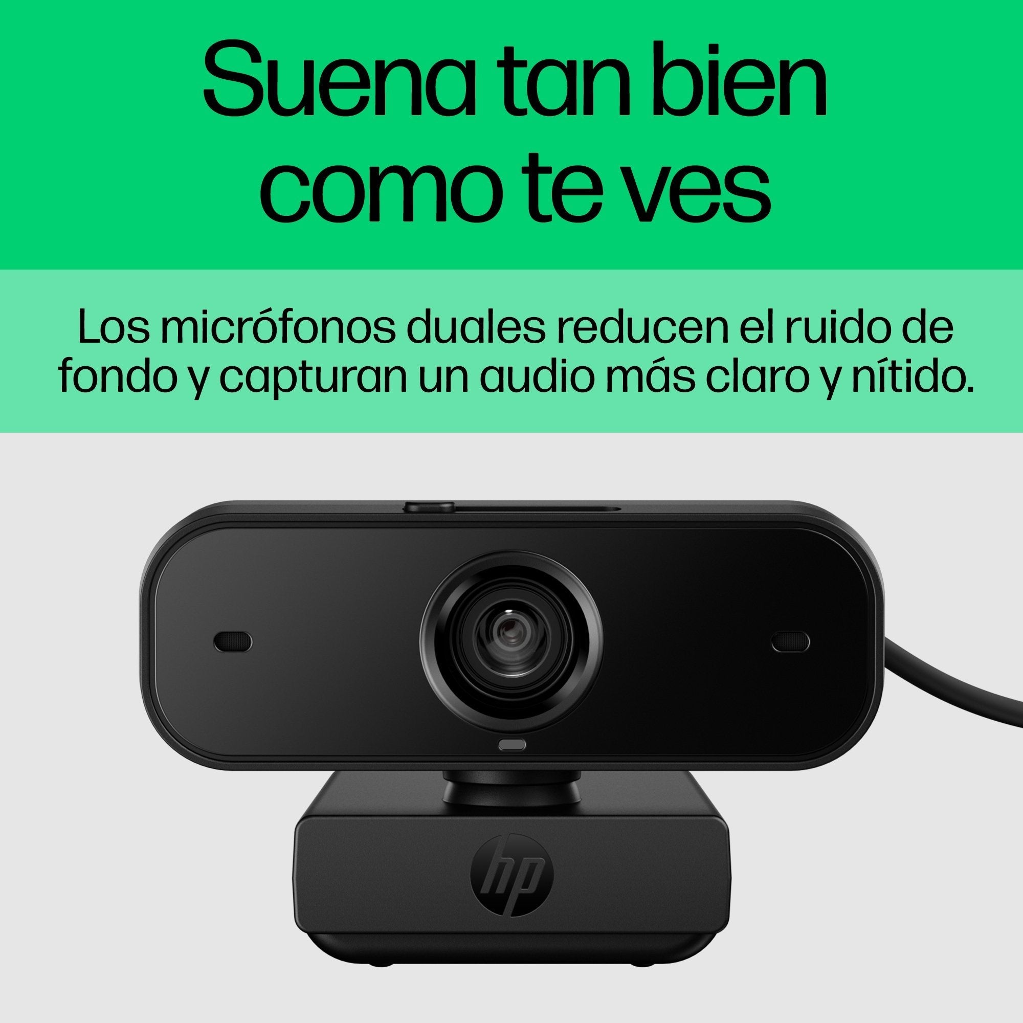 Cámara Web Hp 430 Fhd Negra 77b11aa#Abb