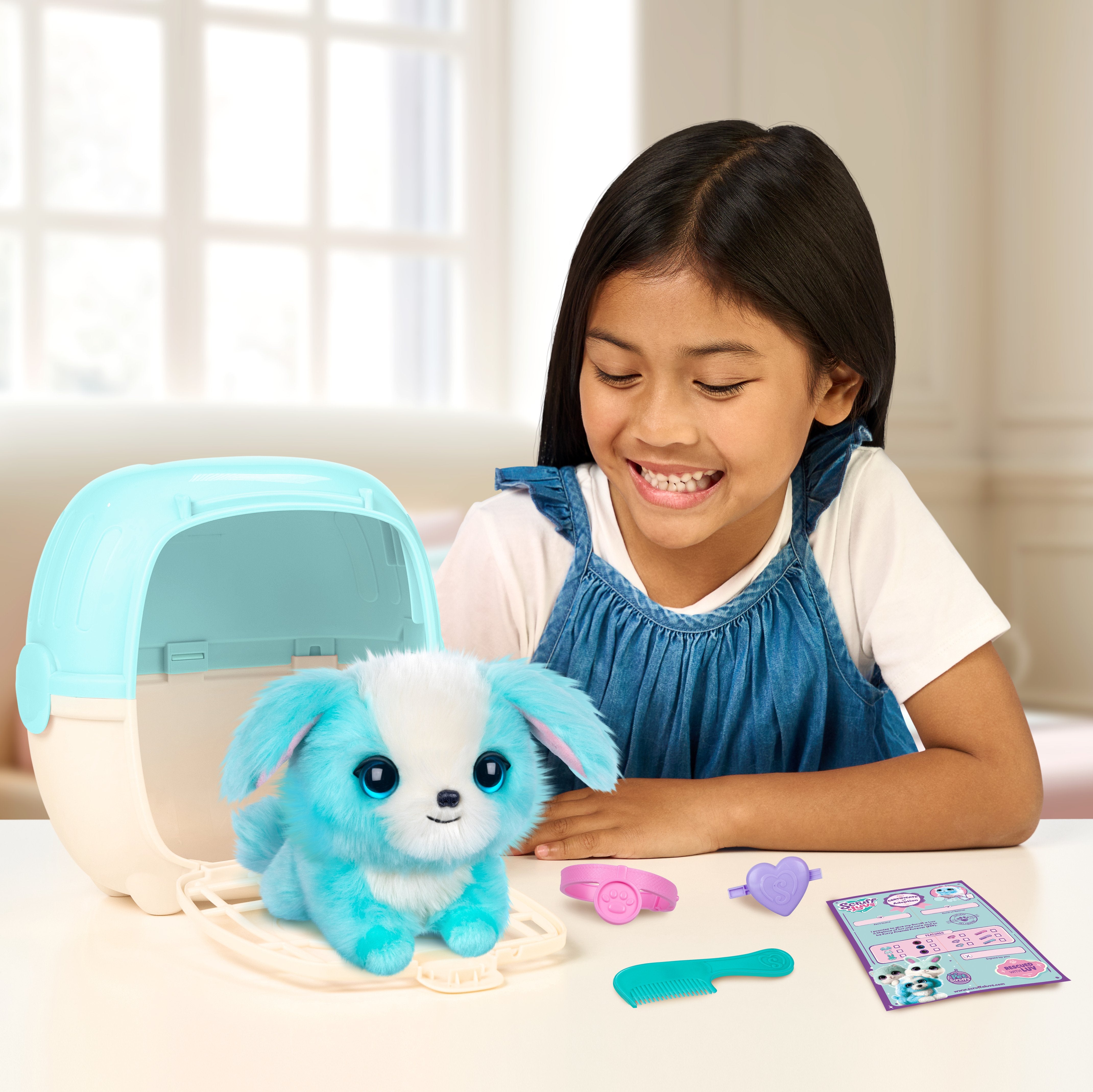 Moose Toys Ltd. Scruffaluvs - Pet Scruffs Einzelpack Azul (Sortierter Artikel) 30327