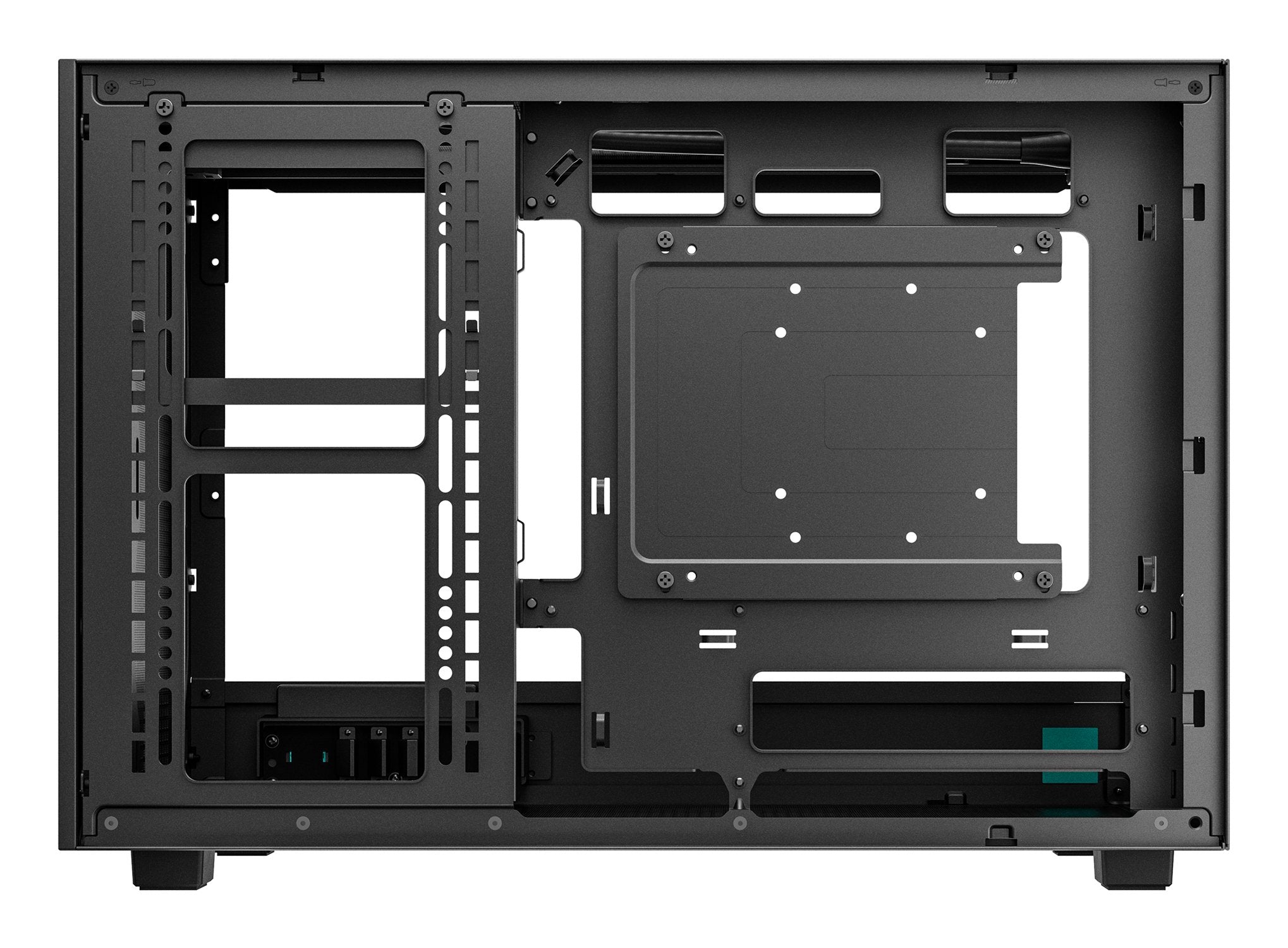 Caja Pc Deepcool Ch260 Wood (Negro/Holz, Tempered Glass) R-Ch260-Bknwm0-G-1