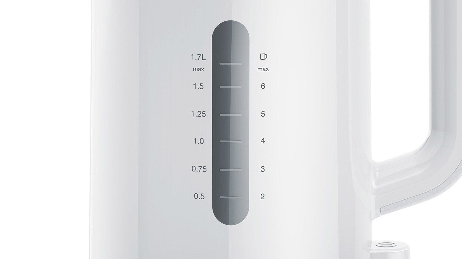 Braun Wk1100wh Wasserkocher Con 360° Drehbarem Sockel, Kapazität 1,7 L, Blanco