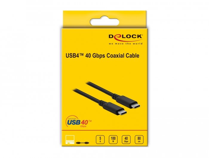 Delock Usb4 40 Gbps Cable 0,8 M